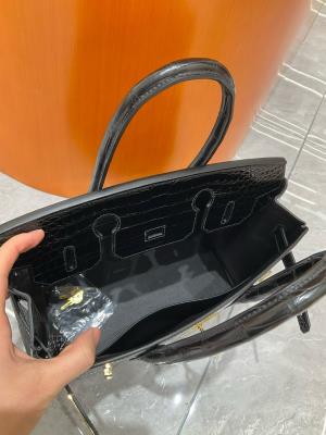 wholesale quality hermes birkin 30 shinny niloticus crocodile 89 noir ghd